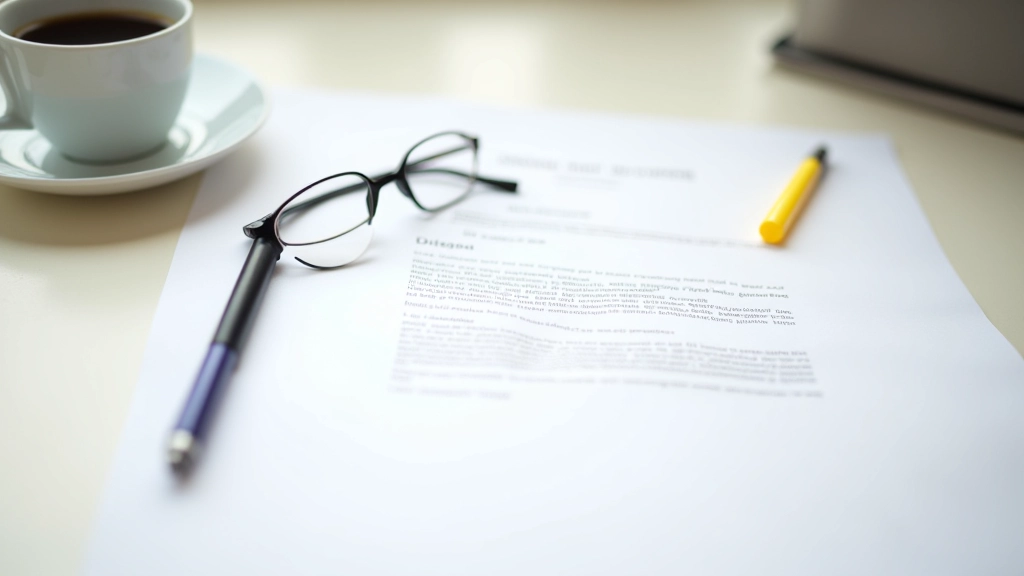 Testo di legge italiano stampato su carta bianca, occhiali da lettura, evidenziatore giallo su articoli specifici, penna accanto, illuminazione da studio nitida